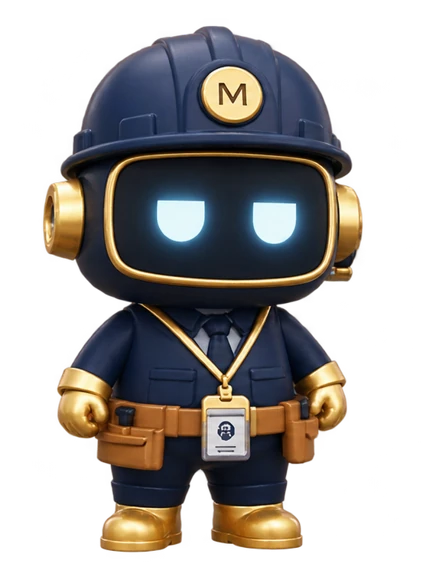 BOSSMIO miniature manager with its canonical helmet, face and work accessory